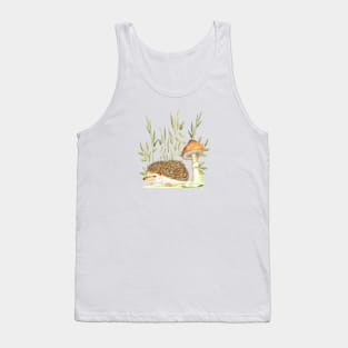 hedgehog and the mushroom Tank Top